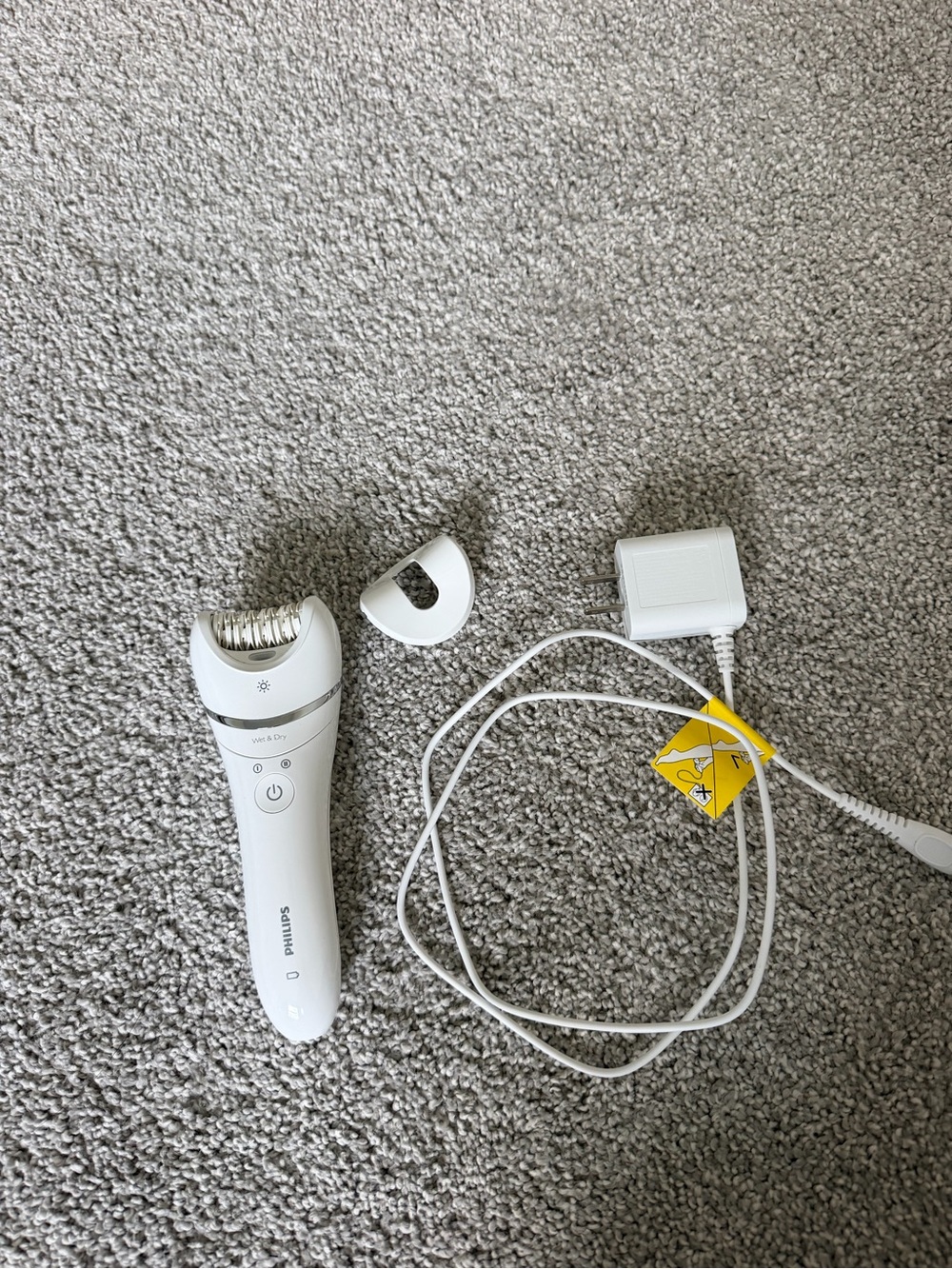 Philips White Cordless Wet & Dry Epilator